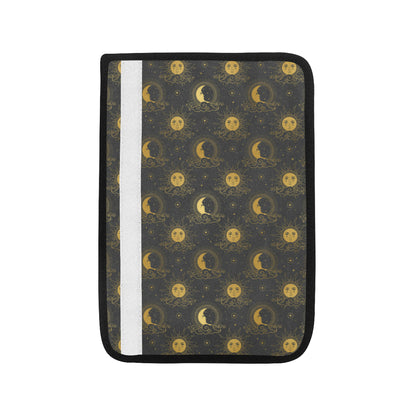 Celestial Moon Sun Pattern Print Design 05 Car Seat Belt Cover