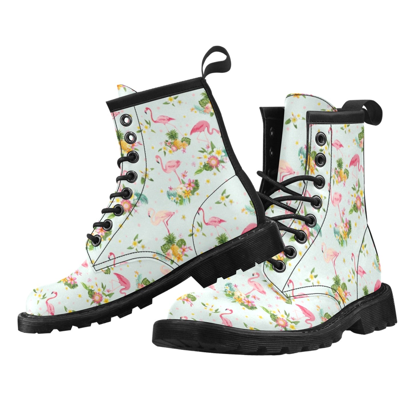 Flamingo Sweet Pattern Women's Boots
