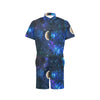 Galaxy Stardust Planet Space Print Men's Romper