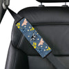 Monarch Butterfly Pattern Print Design 02 Car Seat Belt Cover