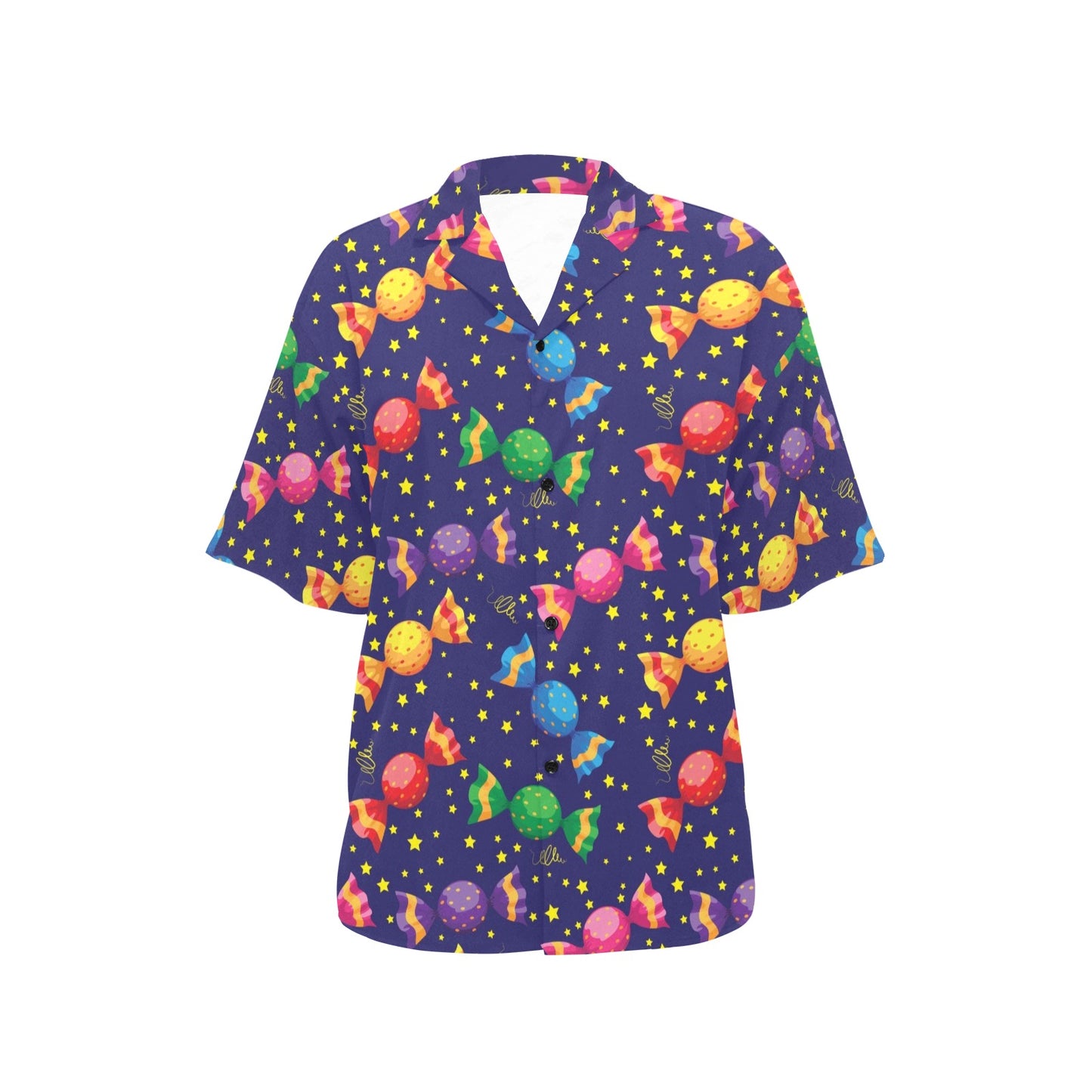 Candy Pattern Print Design CA06 Women's Hawaiian Shirt