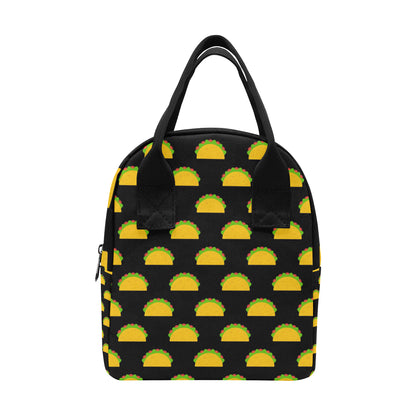 Taco Pattern Print Design TC06 Insulated Lunch Bag