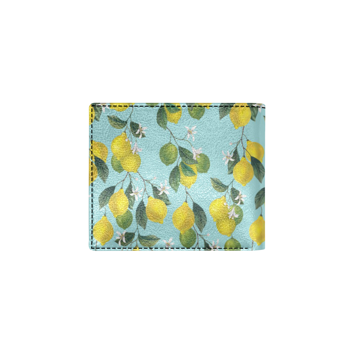 Lemon Pattern Print Design LM05 Men's ID Card Wallet