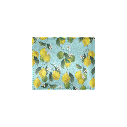 Lemon Pattern Print Design LM05 Men's ID Card Wallet
