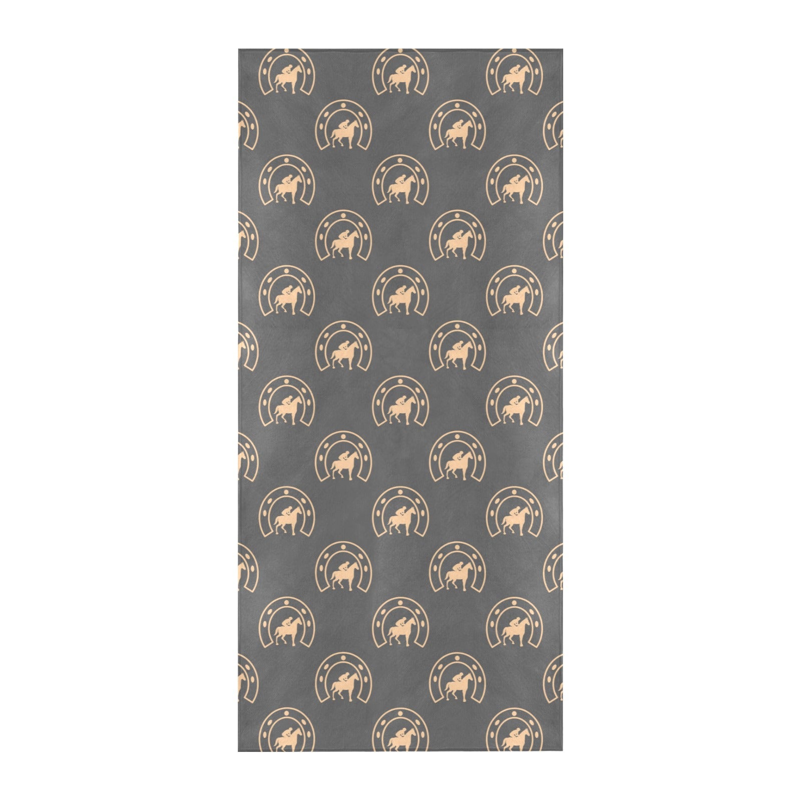 Horseshoe Print Design LKS306 Beach Towel 32" x 71"