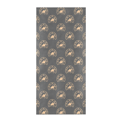 Horseshoe Print Design LKS306 Beach Towel 32" x 71"