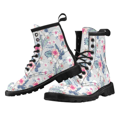 Hibiscus Print Women's Boots
