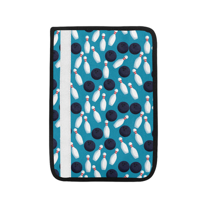 Bowling Pin Pattern Print Design 010 Car Seat Belt Cover