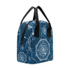 Nautical Compass Print Insulated Lunch Bag