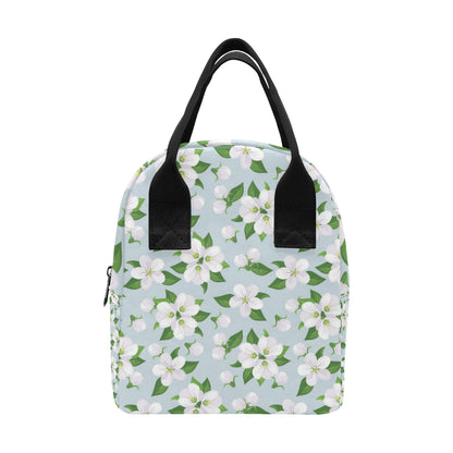 Apple blossom Pattern Print Design AB04 Insulated Lunch Bag