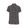 Butterfly Pattern Print Design 013 Men's Short Sleeve Button Up Shirt