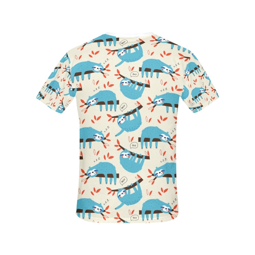 Sloth Print Design LKS3011 Women's  T-shirt