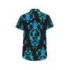 Sea turtle Polynesian Tribal Hawaiian Men's Short Sleeve Button Up Shirt