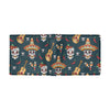 sugar skull Mexican Men's ID Card Wallet