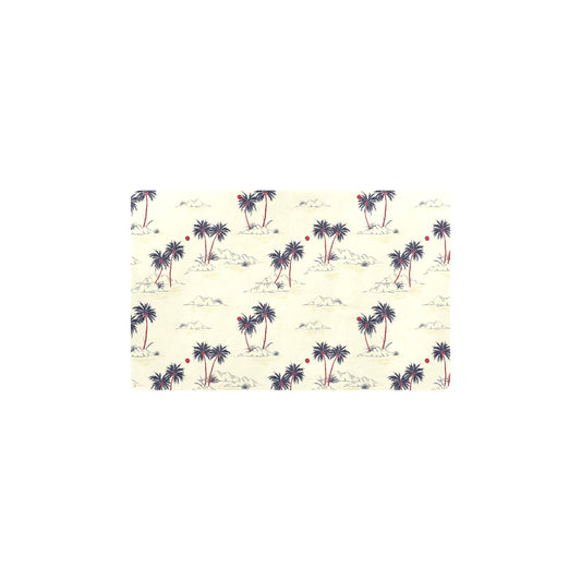 Palm Tree Pattern Print Design PT08 Kitchen Mat