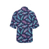 Feather Aztec Design Print Women's Hawaiian Shirt