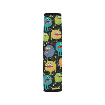 Monster Pattern Print Design 01 Car Seat Belt Cover