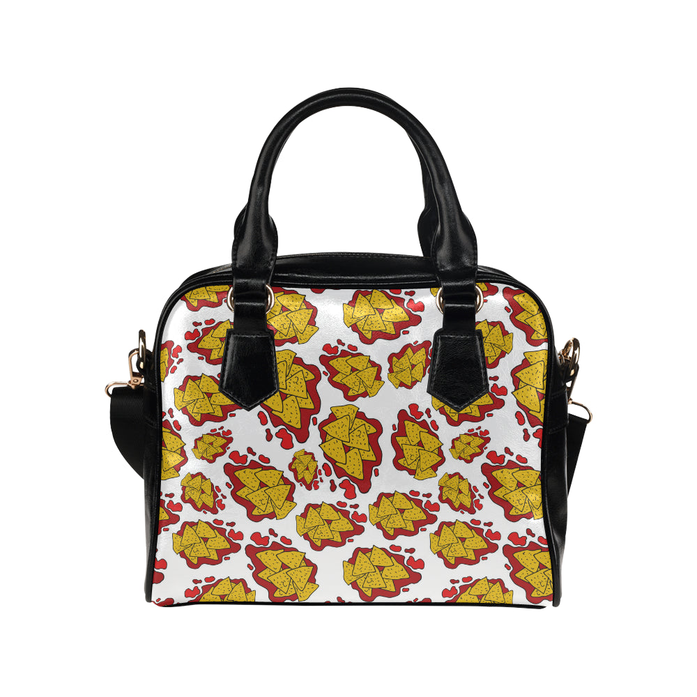 Nachos Pattern Print Design A03 Shoulder Handbag