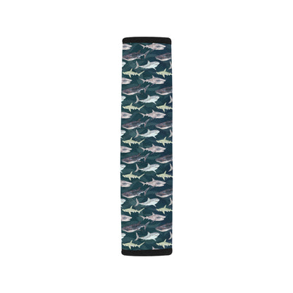 Shark Pattern Print Car Seat Belt Cover