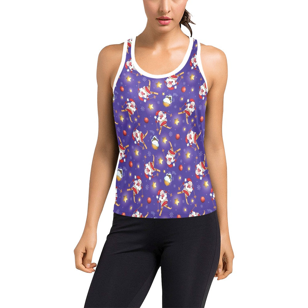 Ski Print Design LKS308 Women's Racerback Tank Top
