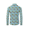 Hello Sea Turtle Print Pattern Men's Long Sleeve Shirt