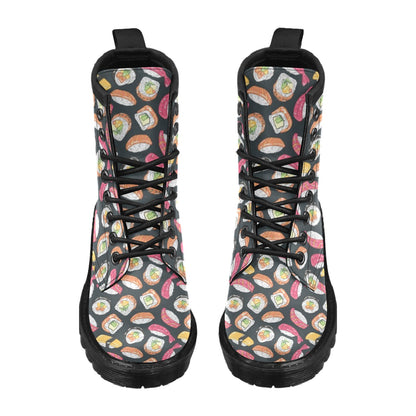 Sushi Print Design LKS306 Women's Boots