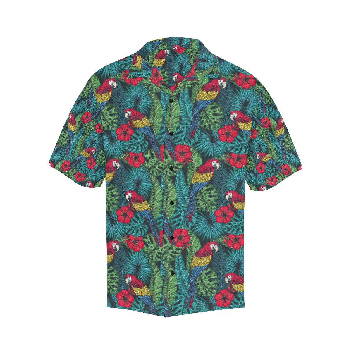 Parrot Pattern Print Design A05 Men's Hawaiian Shirt