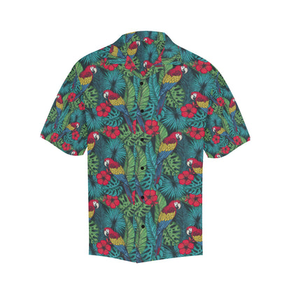 Parrot Pattern Print Design A05 Men's Hawaiian Shirt