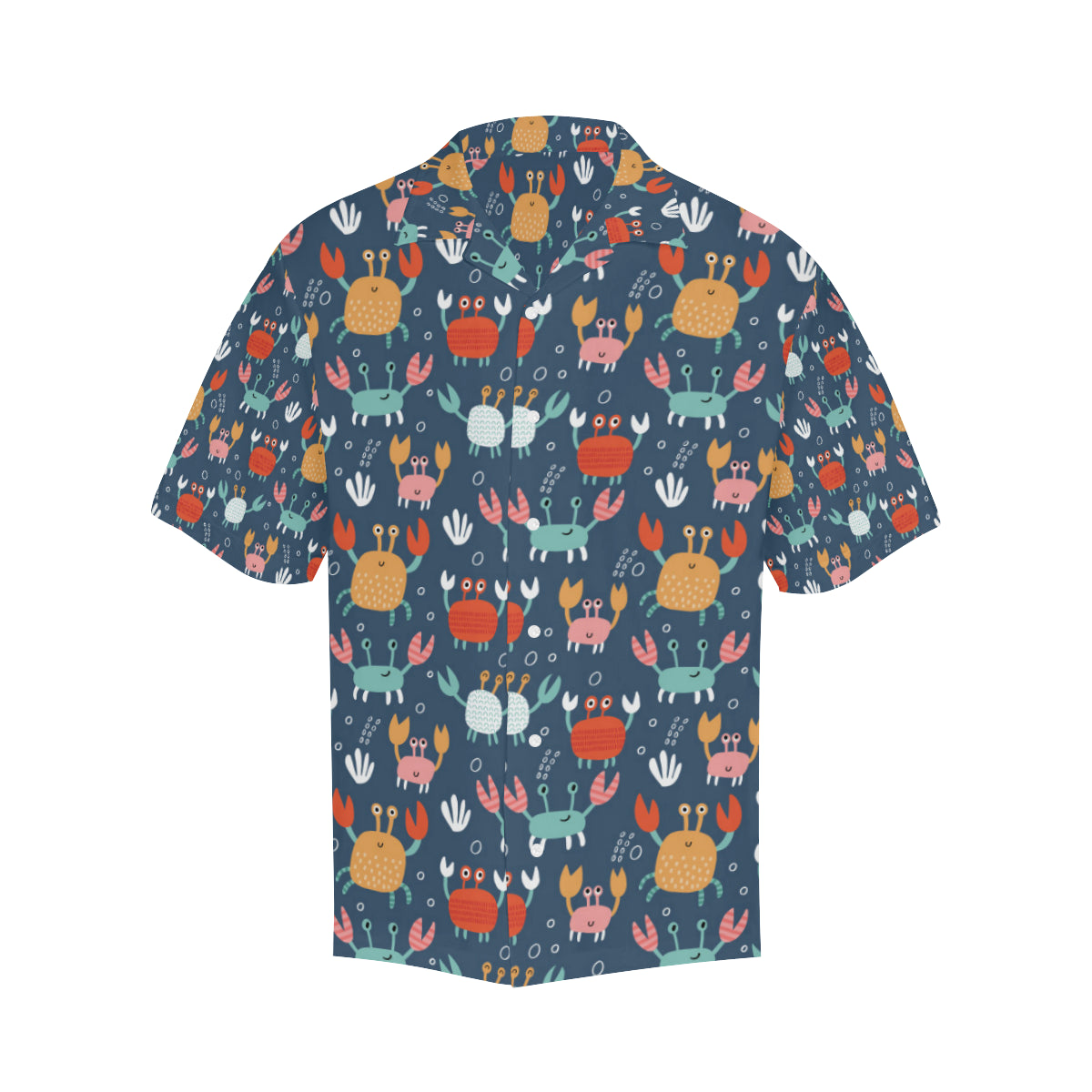 Crab Pattern Print Design 05 Men's Hawaiian Shirt
