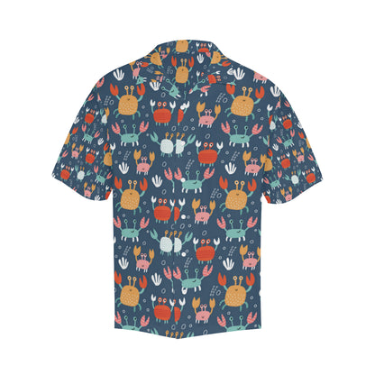 Crab Pattern Print Design 05 Men's Hawaiian Shirt