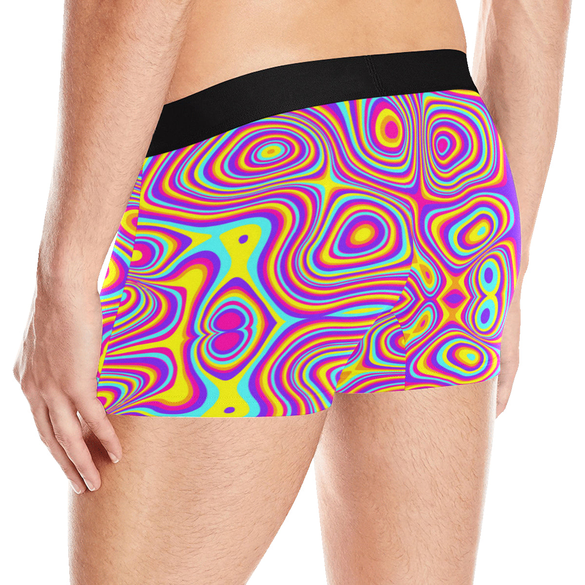 Liquid Pattern Print Design 06 Men's Boxer Briefs