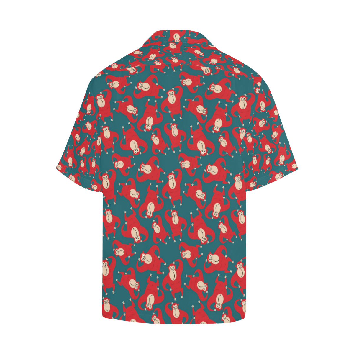 Chimpanzee Pattern Print Design 04 Men's Hawaiian Shirt