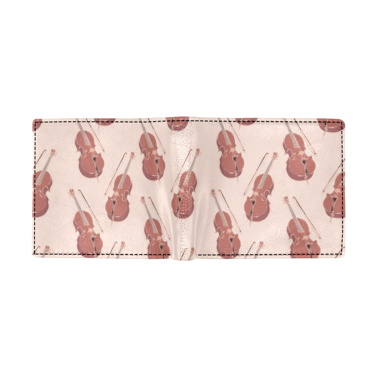 Cello Pattern Print Design 03 Men's ID Card Wallet
