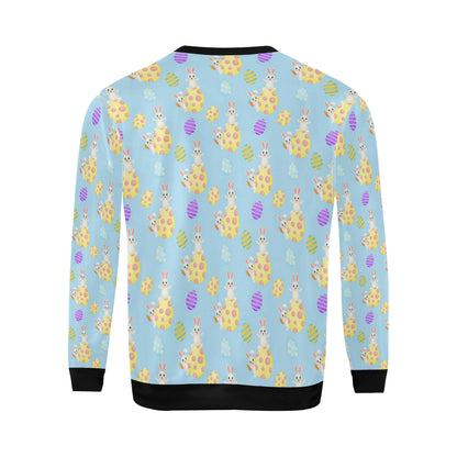 Easter Eggs Pattern Print Design RB015 Men Long Sleeve Sweatshirt