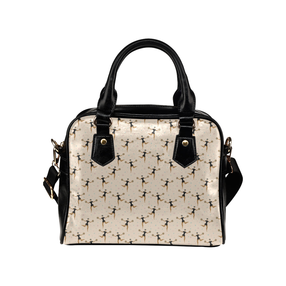 Cheerleader Pattern Print Design 03 Shoulder Handbag