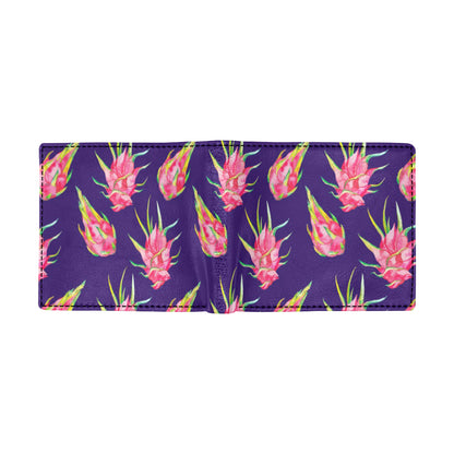 Dragonfruit Pattern Print Design DF02 Men's ID Card Wallet