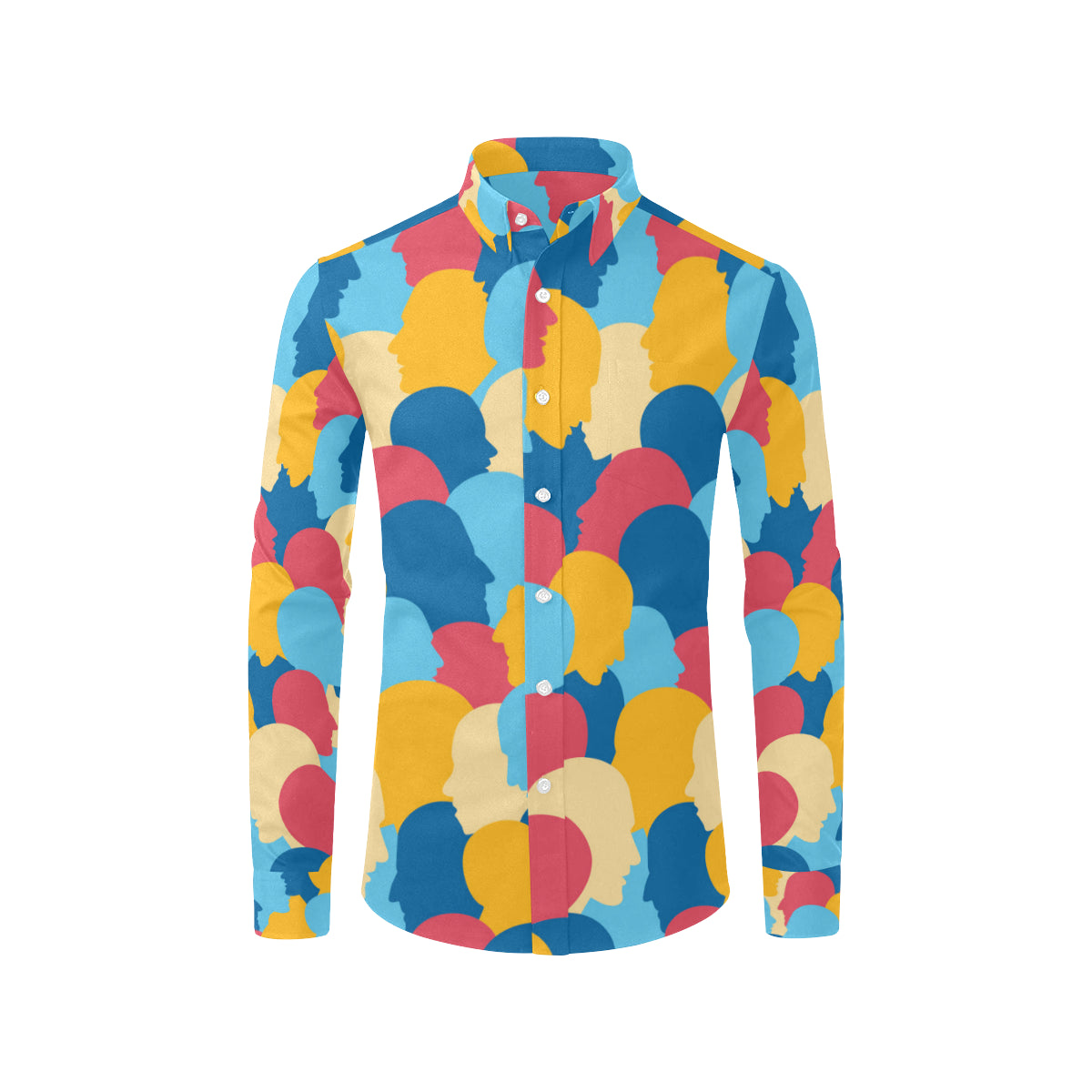 Psychology Pattern Print Design A02 Men's Long Sleeve Shirt
