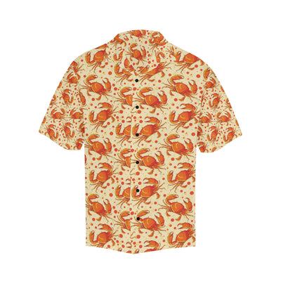 Crab Pattern Print Design 01 Men's Hawaiian Shirt