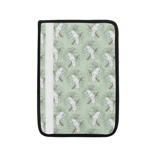Cockatiel Pattern Print Design 01 Car Seat Belt Cover
