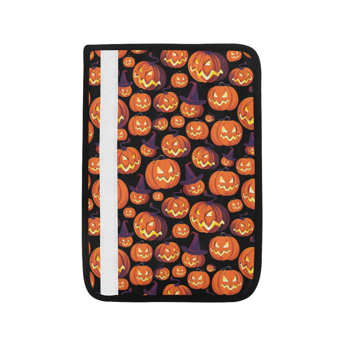 Halloween Pattern Print Design 04 Car Seat Belt Cover