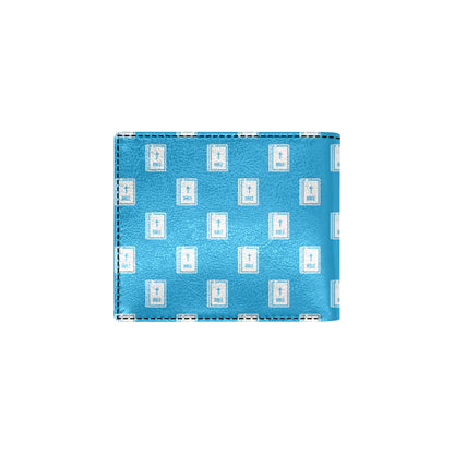 Bible Pattern Print Design 02 Men's ID Card Wallet