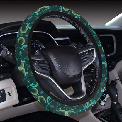 Celestial Pattern Print Design 07 Steering Wheel Cover with Elastic Edge