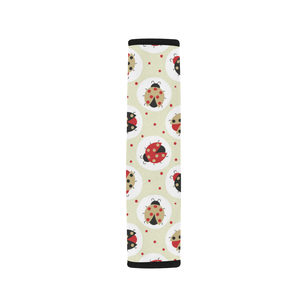 Ladybug Pattern Print Design 03 Car Seat Belt Cover