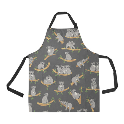 Koala Pattern Print Design 07 Apron with Pocket