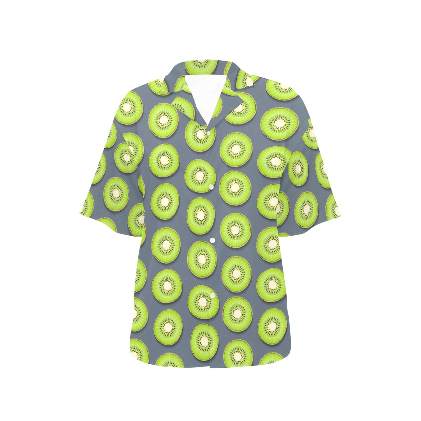 Kiwi Pattern Print Design KW06 Women's Hawaiian Shirt