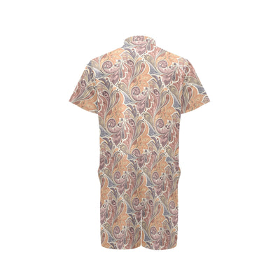 Boho Pattern Print Design 03 Men's Romper