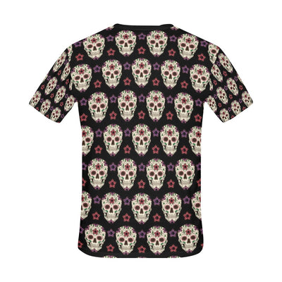 Sugar Skull Print Design LKS304 Men's All Over Print T-shirt