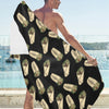 Burrito Print Design LKS303 Beach Towel 32" x 71"