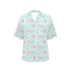 Cherry Blossom Pattern Print Design 02 Women's Hawaiian Shirt