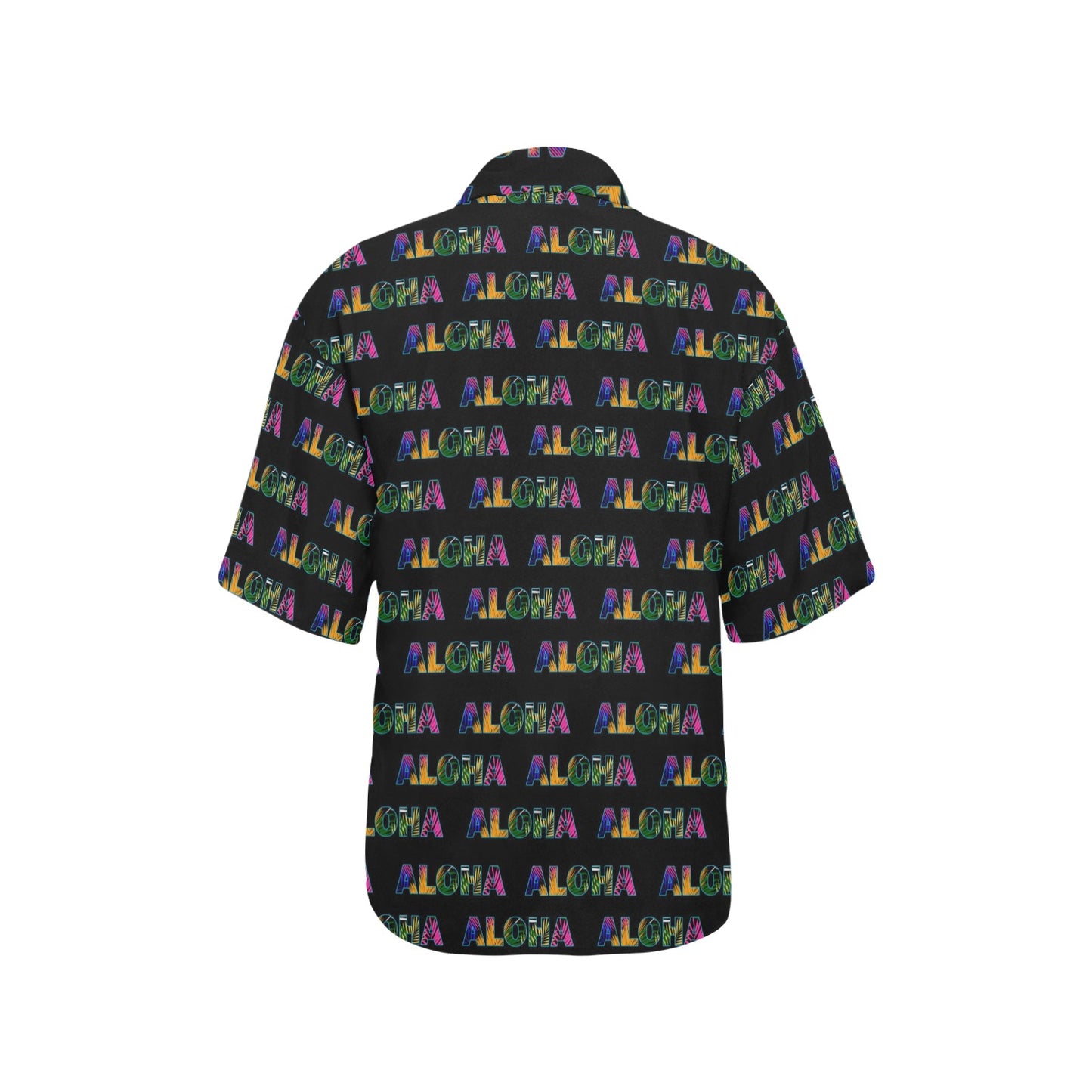 Aloha Hawaii Neon Women's Hawaiian Shirt